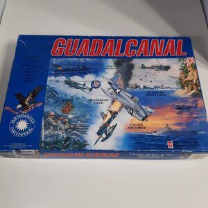 Guadalcanal Smithsonian 1992 Avalon Hill Board Game Complete Box Damage WWII